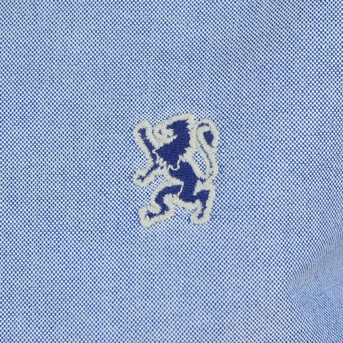 Women’S Slim Fit Cotton Oxford Shirt | Acute Collar With Embroidery S - Shop Giordano