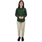 Giordano Women's Slim Fit Cotton Oxford Shirt | Acute Collar With Embroidery - first_variant_option_2 Premium Shirt for Giordano