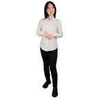 Giordano Women's Slim Fit Cotton Oxford Shirt | Acute Collar With Embroidery - first_variant_option_2 Premium Shirt for Giordano