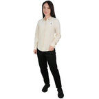 Giordano Women's Slim Fit Cotton Oxford Shirt | Acute Collar With Embroidery - first_variant_option_2 Premium Shirt for Giordano