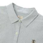 Women’S Slim Fit Cotton Oxford Shirt | Acute Collar With Embroidery S - Shop Giordano