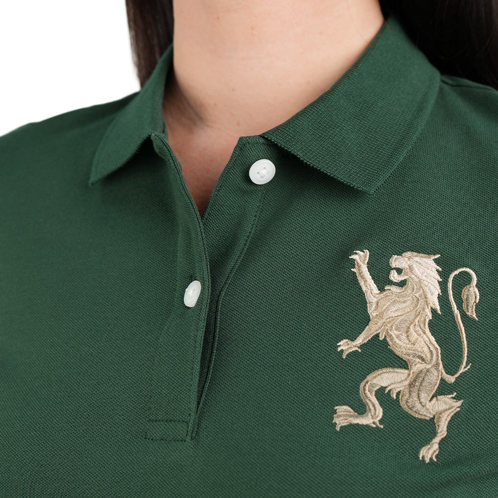 Giordano Women's Slim Fit Embroidered 3D Lion Polo - first_variant_option_2 Premium Polo for Giordano