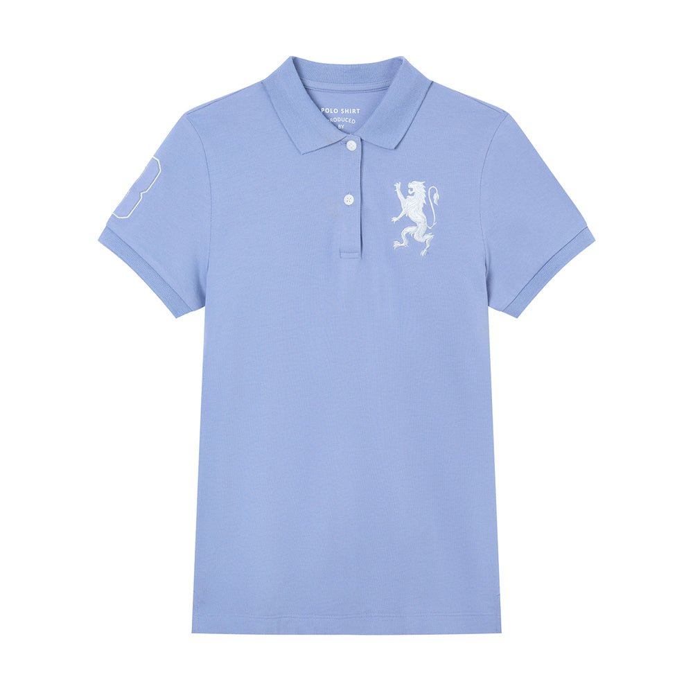 Women’S Slim Fit Embroidered 3D Lion Polo S - Shop Giordano