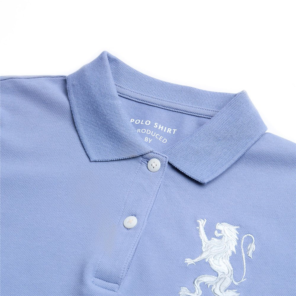 Women’S Slim Fit Embroidered 3D Lion Polo S - Shop Giordano