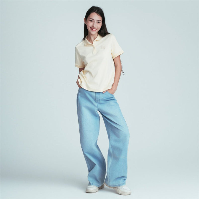 Giordano Women's Slim Fit Embroidered 3D Lion Polo - first_variant_option_2 Premium Polo for Giordano