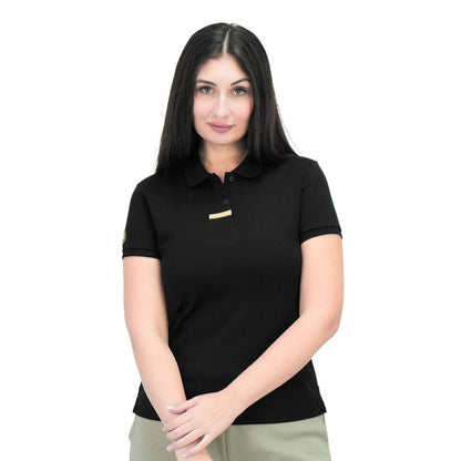 Women's Slim Fit Embroidery Bold Polo (Liquid Touch) - Giordano