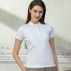 Women's Slim Fit Embroidery Bold Polo (Liquid Touch) S - Shop Giordano