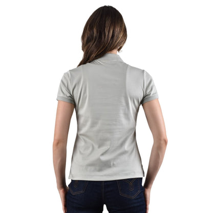 Women's Slim Fit Embroidery Bold Polo (Liquid Touch) - Giordano