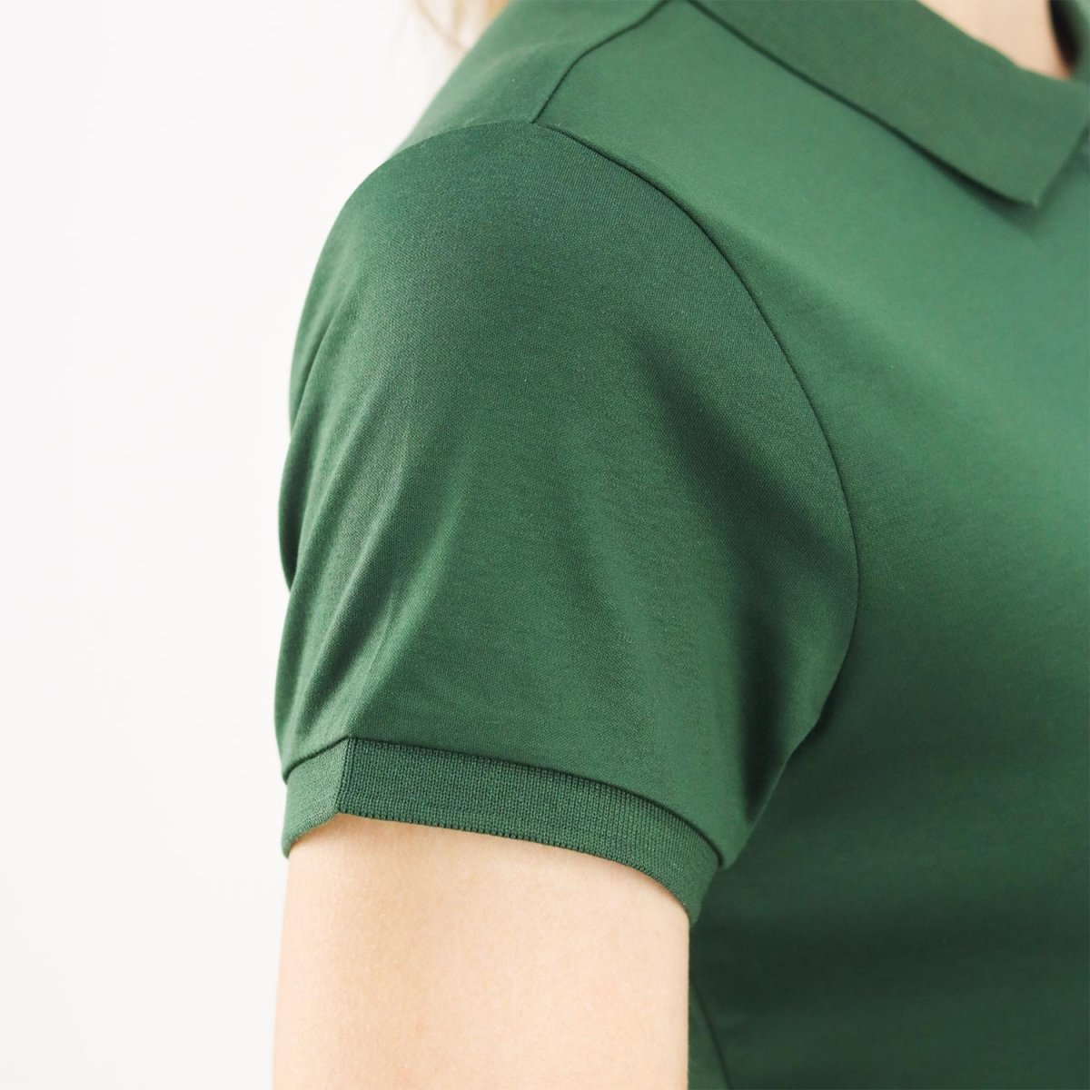 Giordano Women's Slim Fit Embroidery Bold Polo (Liquid Touch) - Premium Polo