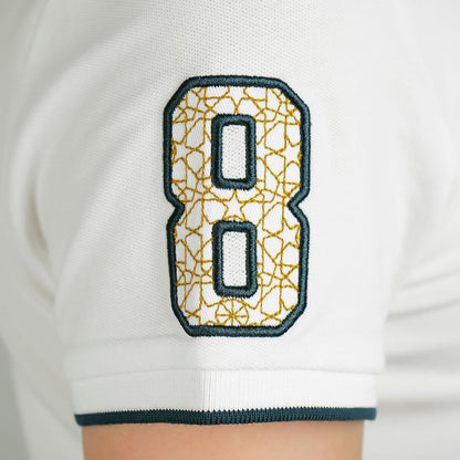 Women's Slim Fit Napoleon Embroidery Polo - Giordano