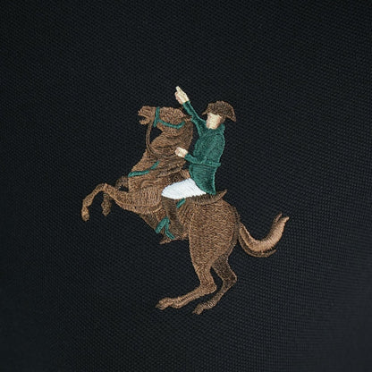 Women's Slim Fit Napoleon Embroidery Polo - Giordano