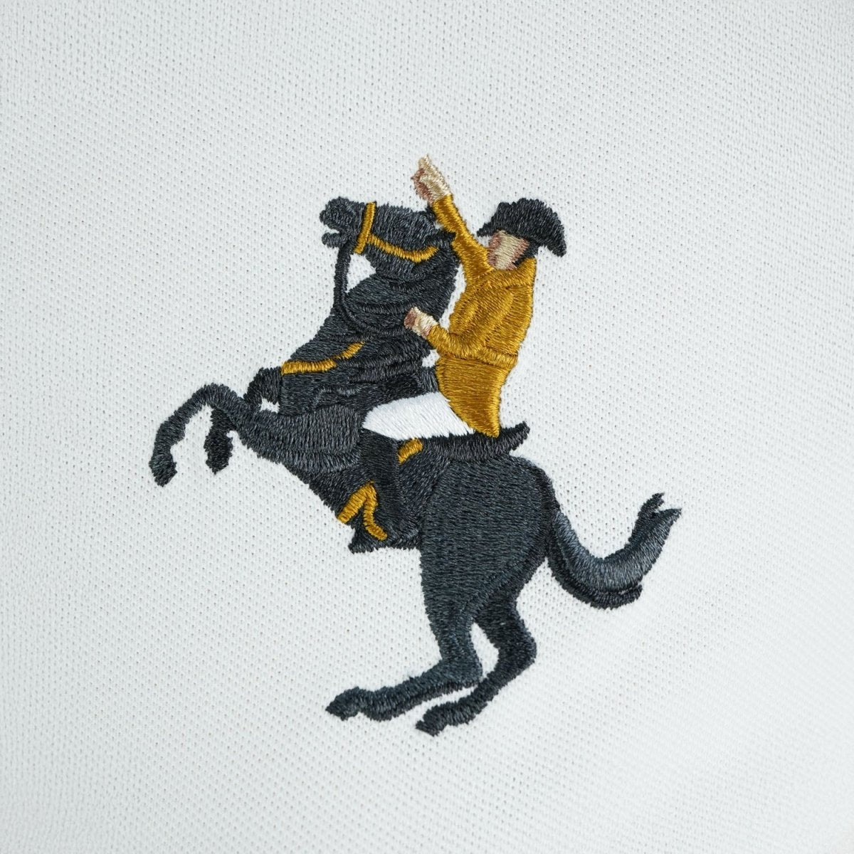 Women's Slim Fit Napoleon Embroidery Polo - Giordano