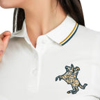 Women's Slim Fit Napoleon Embroidery Polo S - Shop Giordano