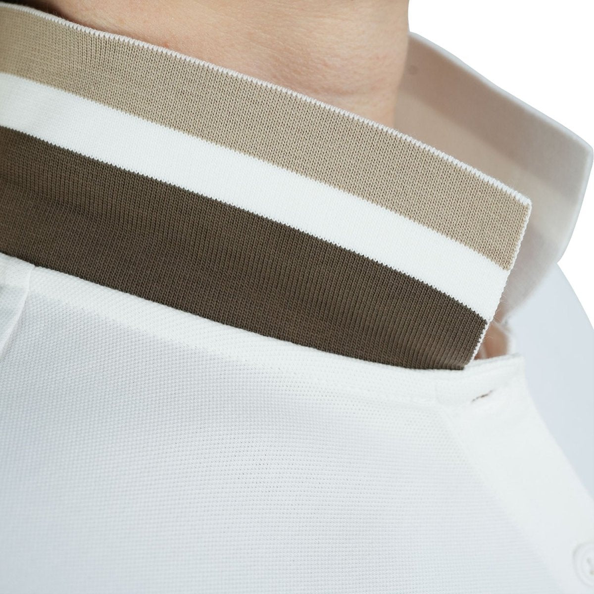 Women's Slim Fit Napoleon Embroidery Polo - Giordano