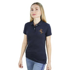 Women's Slim Fit Napoleon Embroidery Polo S - Shop Giordano