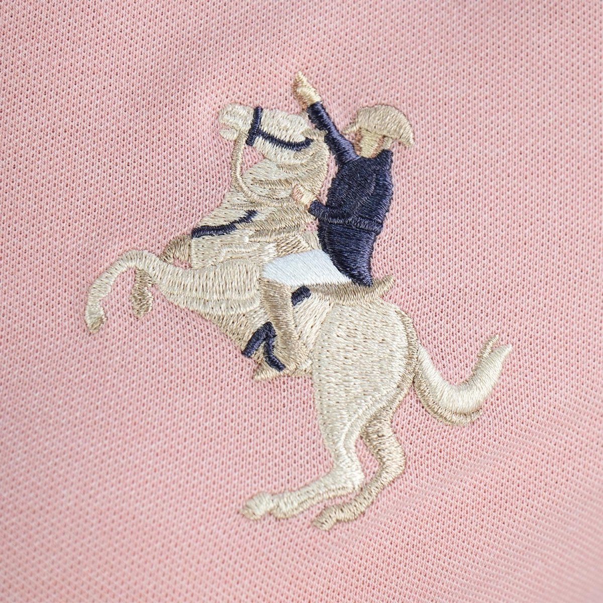 Women's Slim Fit Napoleon Embroidery Polo - Giordano