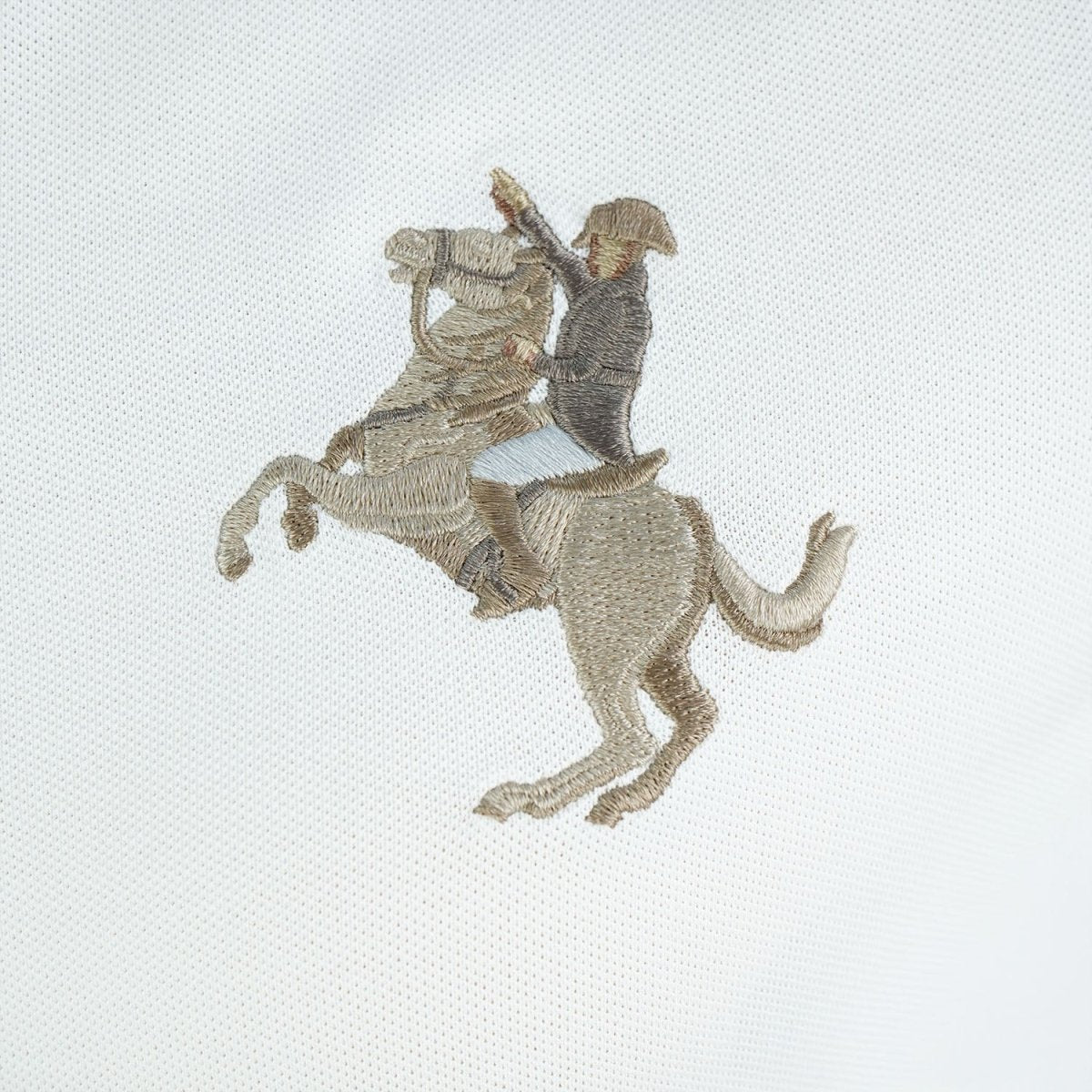Women's Slim Fit Napoleon Embroidery Polo - Giordano