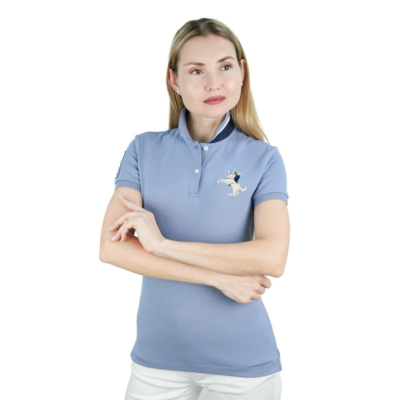 Women's Slim Fit Napoleon Embroidery Polo S - Shop Giordano