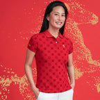 Women’S Slim Fit Patterned Cotton Polo S - Shop Giordano