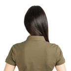 Women's Slim Fit Pique Bold Polo With Embroidery S - Shop Giordano