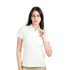 Women's Slim Fit Pique Bold Polo With Embroidery S - Shop Giordano
