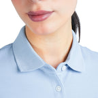 Women's Slim Fit Pique Bold Polo With Embroidery S - Shop Giordano
