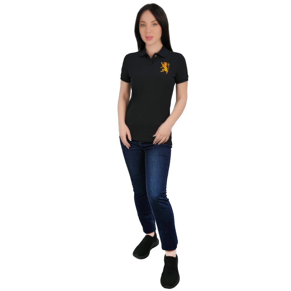 Women’S Slim Polo Shirt With 3D Lion Embroidery S - Shop Giordano
