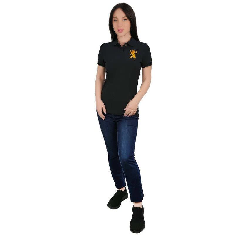 Women’S Slim Polo Shirt With 3D Lion Embroidery S - Shop Giordano