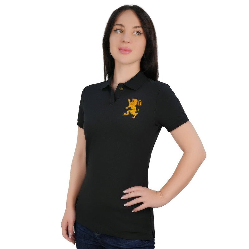 Women’S Slim Polo Shirt With 3D Lion Embroidery S - Shop Giordano