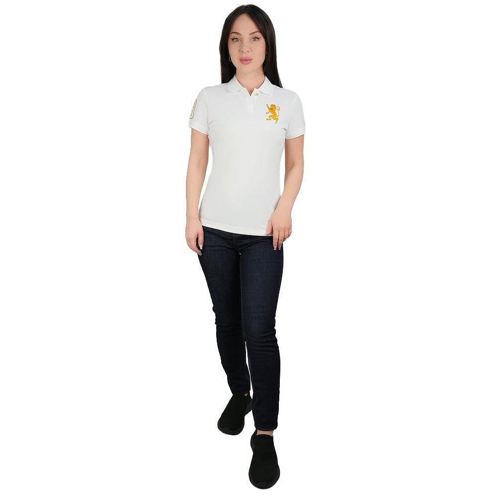 Giordano Women's Slim Polo Shirt With 3D Lion Embroidery - first_variant_option_2 Premium Polo for Giordano