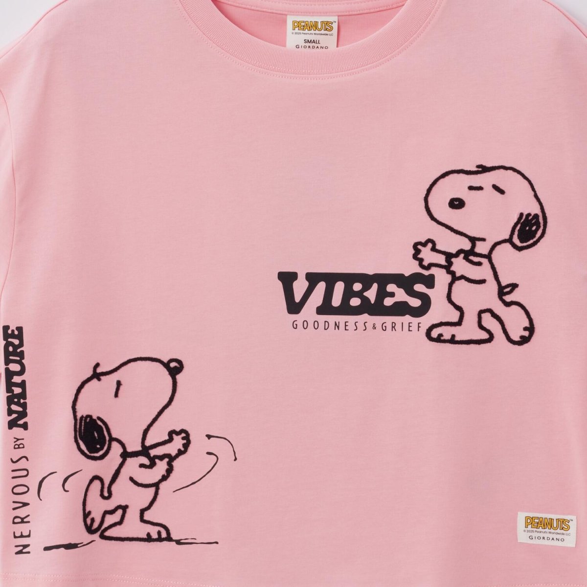 Giordano Women's Snoopy Boxy Fit Print Tee - Premium Print Tee