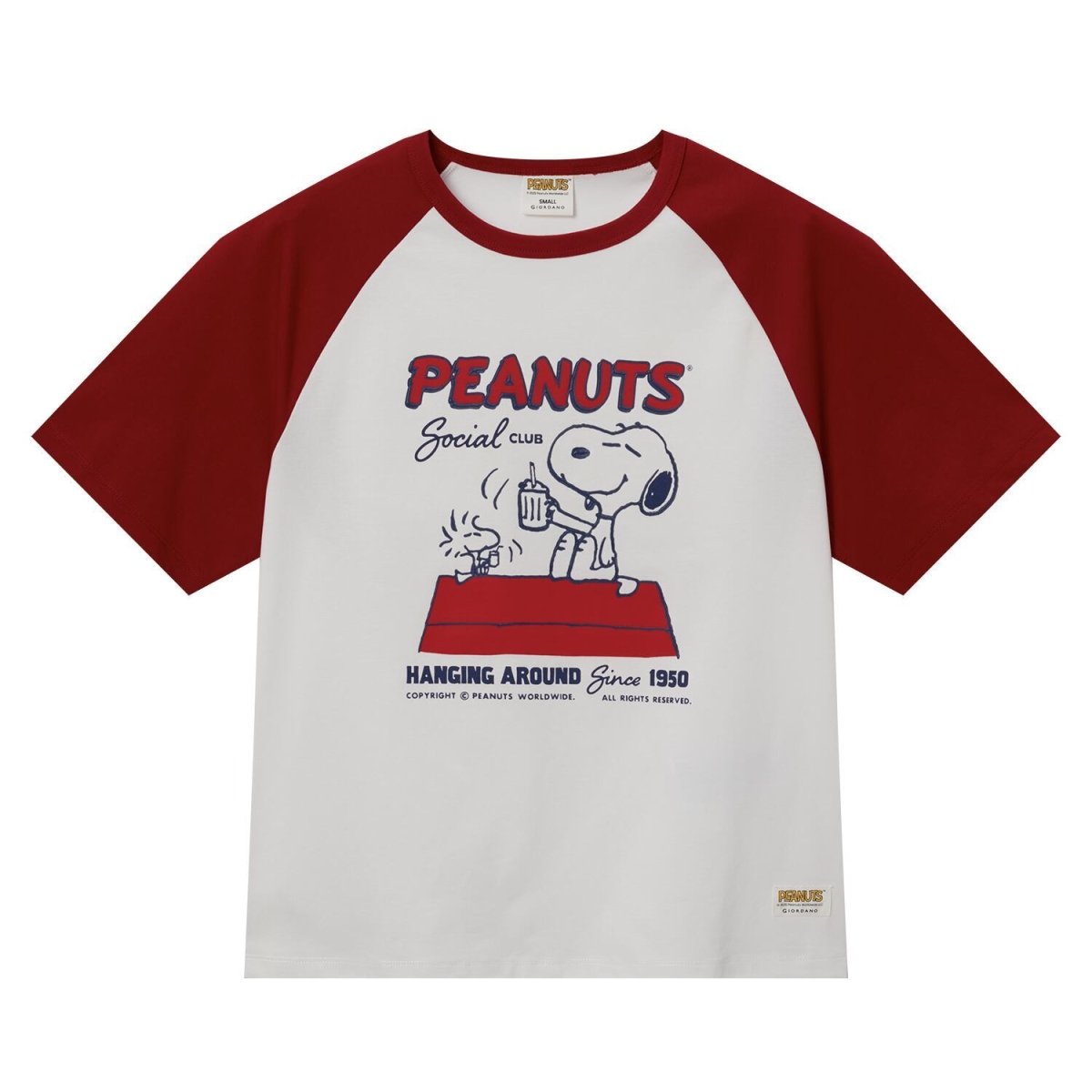 Giordano Women's Snoopy & Peanuts Print Tee - Premium Print Tee