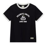 Giordano Women's Snoopy Peanuts Social Club Print Tee - Premium Print Tee