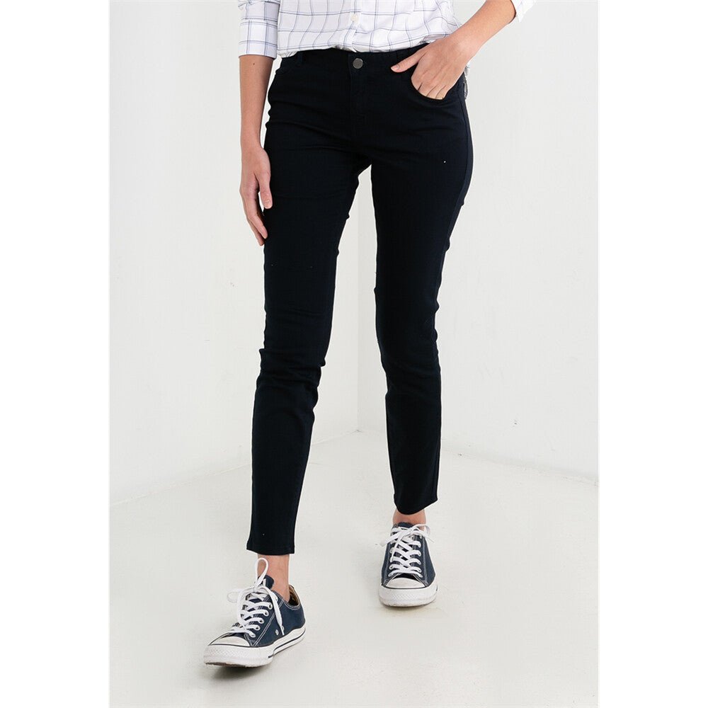 Women's Stretch Twill Khaki Pants - Giordano