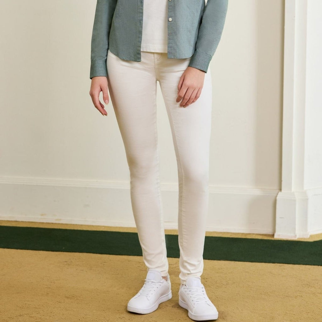 Women's Stretch Twill Khaki Pants 26 - Shop Giordano