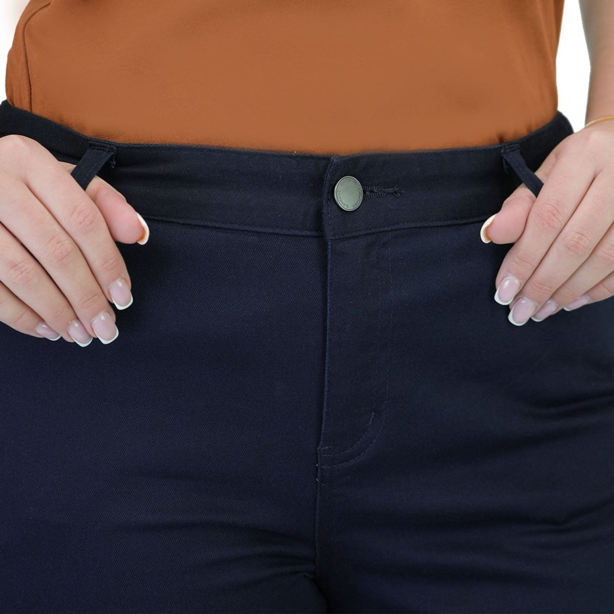 Women's Stretch Twill Khaki Pants - Giordano