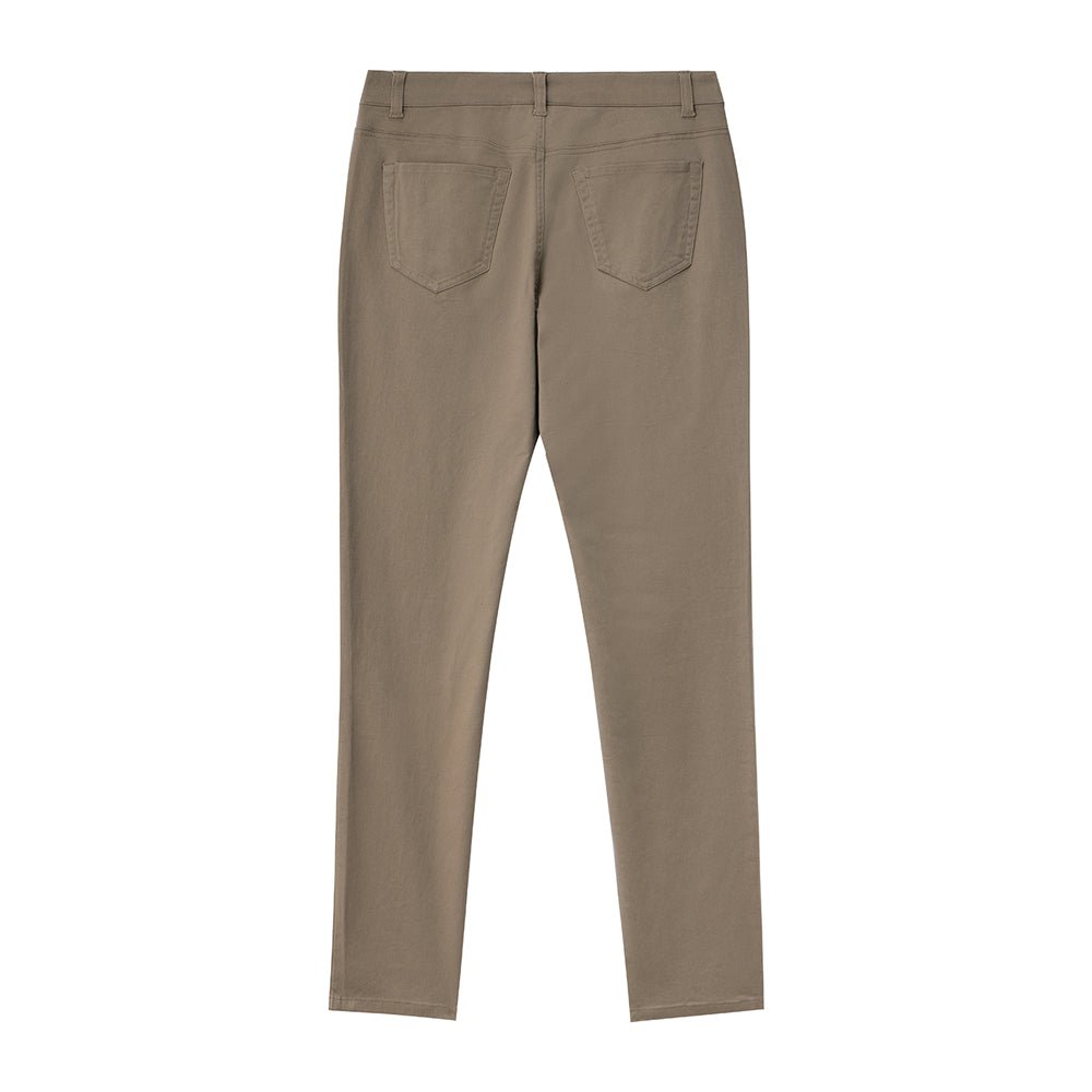 Women's Stretch Twill Khaki Pants - Giordano