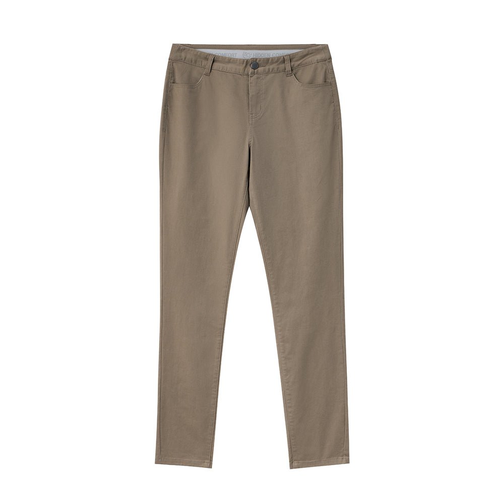 Women's Stretch Twill Khaki Pants - Giordano