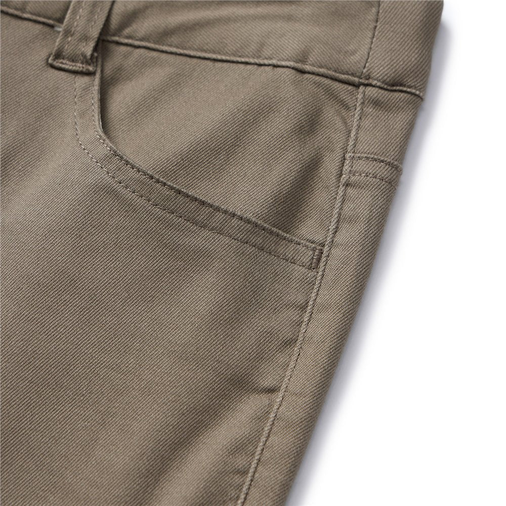 Giordano Women's Stretch Twill Khaki Pants - Premium Pants