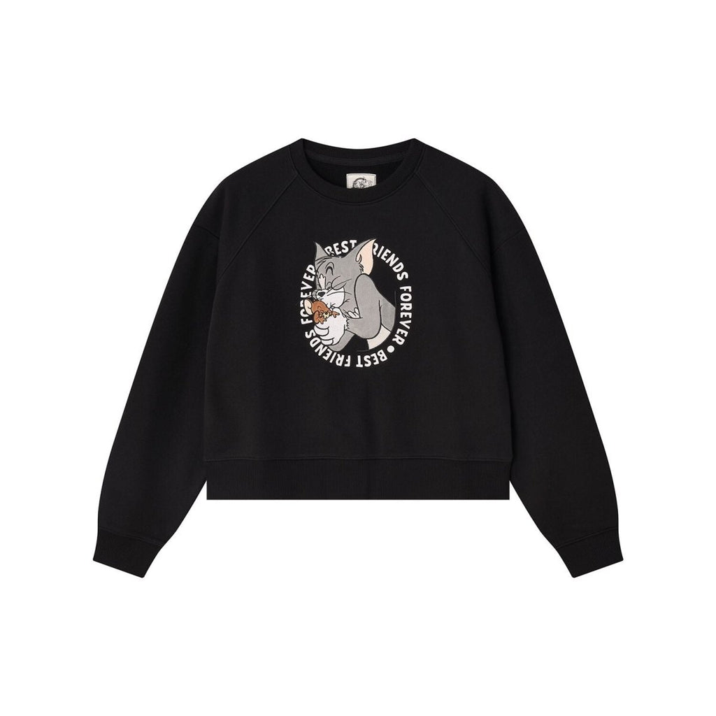 Women’S Tom & Jerry Limited Edition Crop Fit Sweatshirt S - Shop Giordano