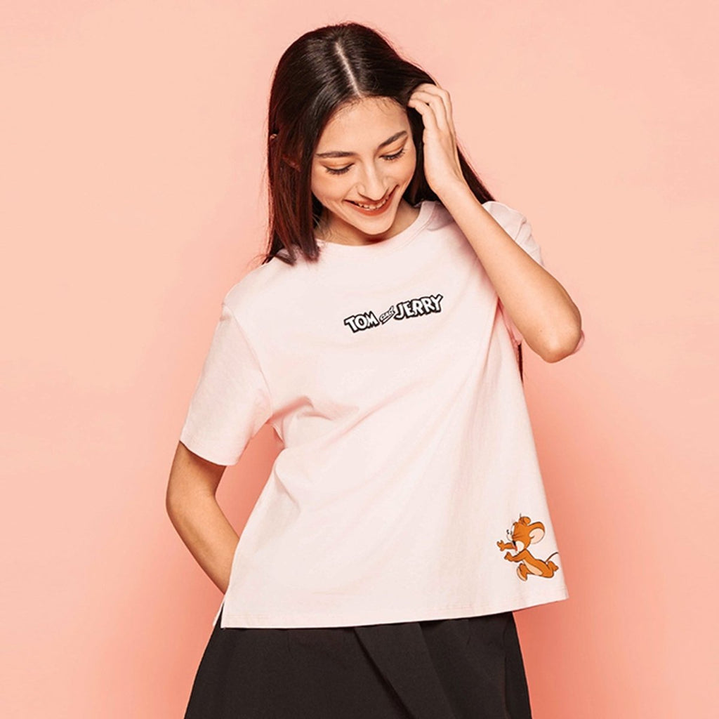 Giordano Women's Tom & Jerry Limited Edition Tee With Print - first_variant_option_2 Premium Print Tee for Giordano