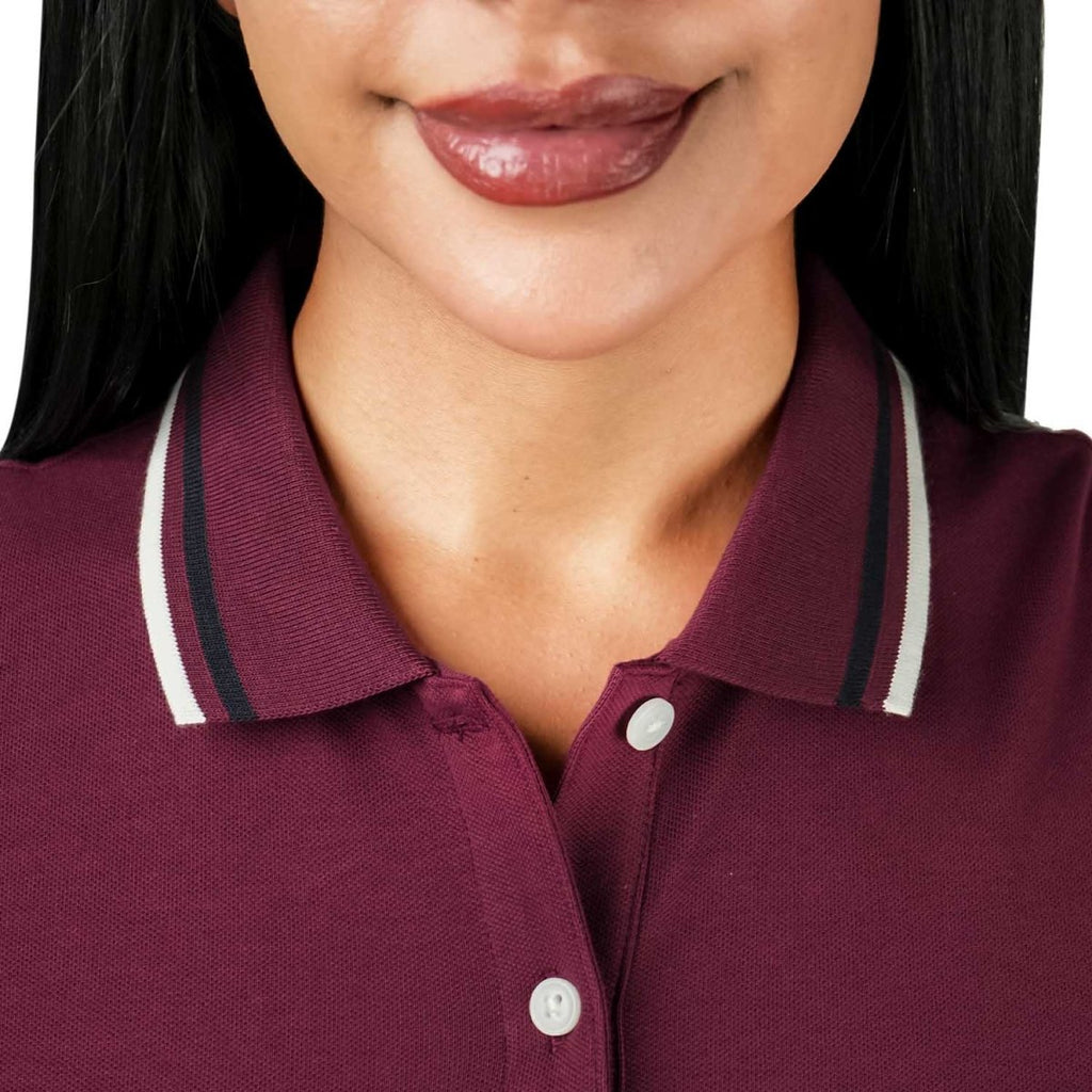 Women's Union Jack Polo Shirt - Cotton Lycra, Slim Fit S - Shop Giordano