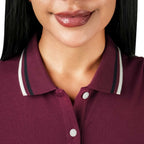 Women's Union Jack Polo Shirt - Cotton Lycra, Slim Fit S - Shop Giordano