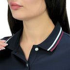 Women's Union Jack Polo Shirt - Cotton Lycra, Slim Fit S - Shop Giordano