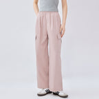 Women's Wide - Leg Cotton Twill Pants S - Shop Giordano