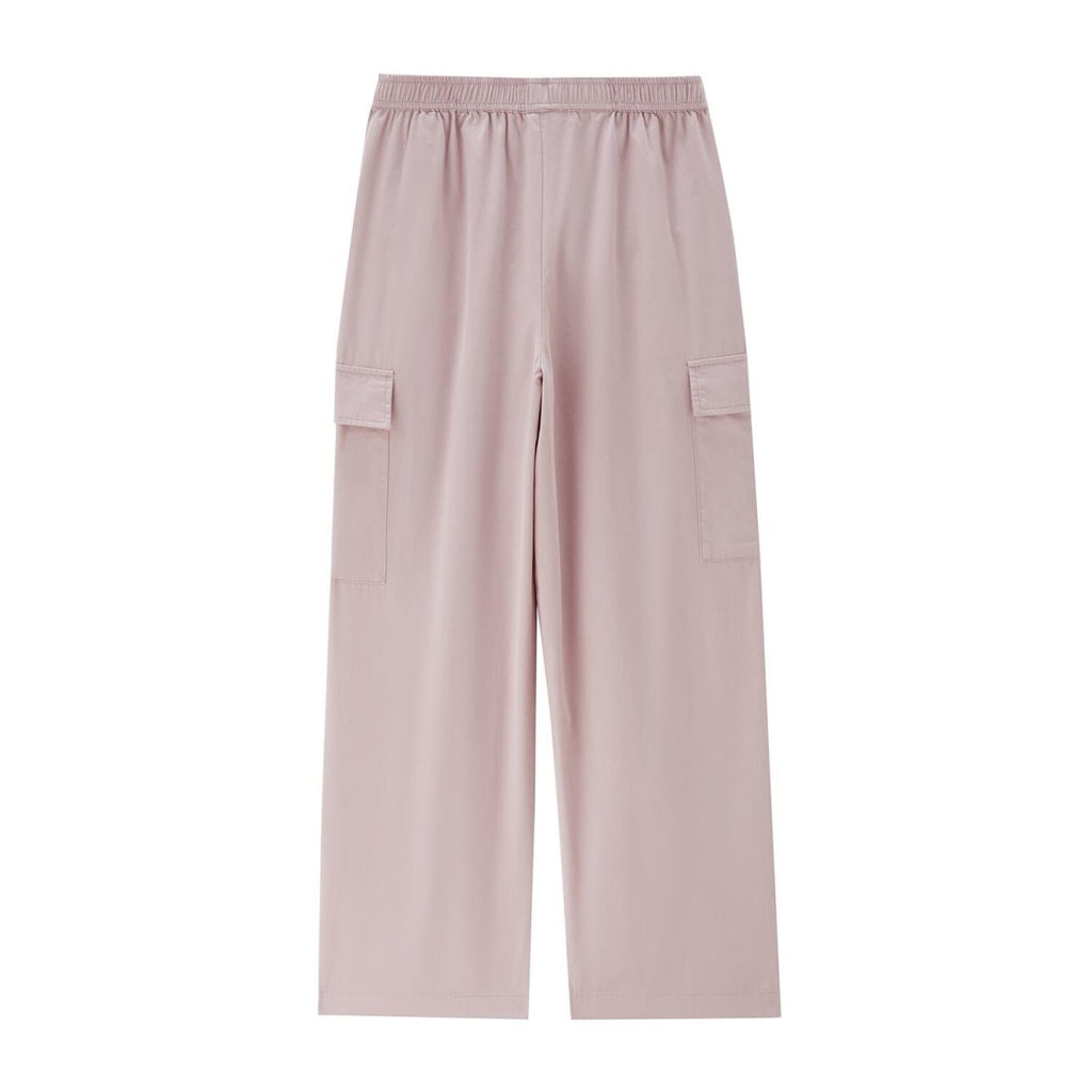 Women's Wide - Leg Cotton Twill Pants S - Shop Giordano