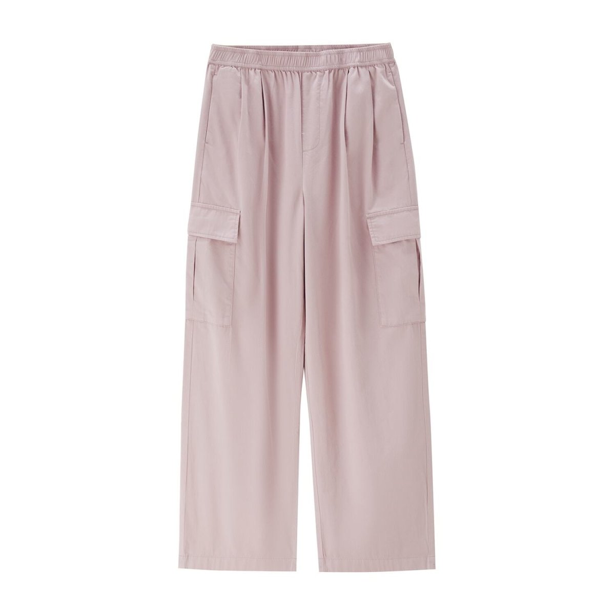Women's Wide - Leg Cotton Twill Pants S - Shop Giordano