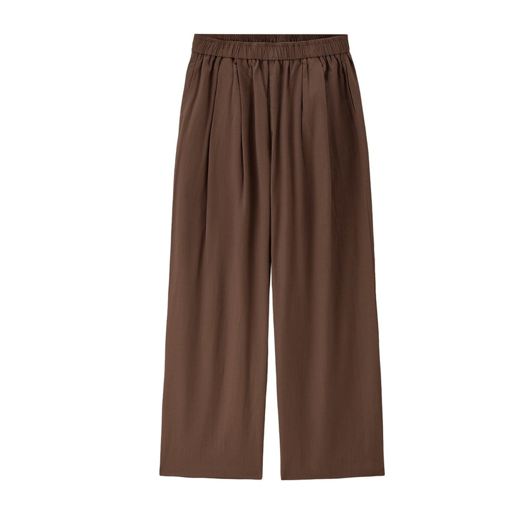 Women's Wide - Leg Twill Pants S - Shop Giordano