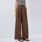 Women's Wide - Leg Twill Pants S - Shop Giordano